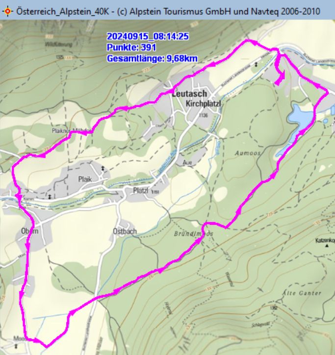 Einhornmarsch, Marschstrecke 3. Tag