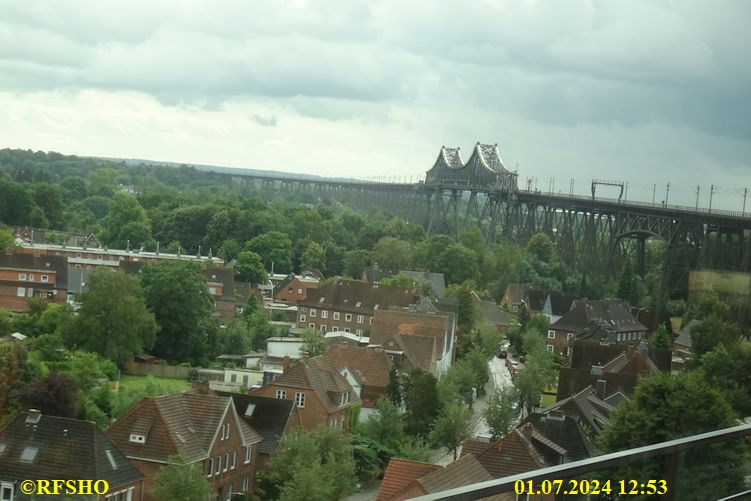 Rückreise mit der Bahn, Rendsburg