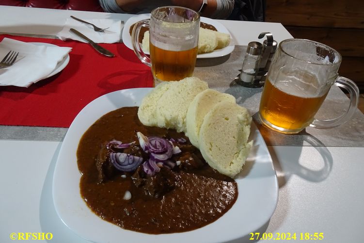 Abendessen in Brno