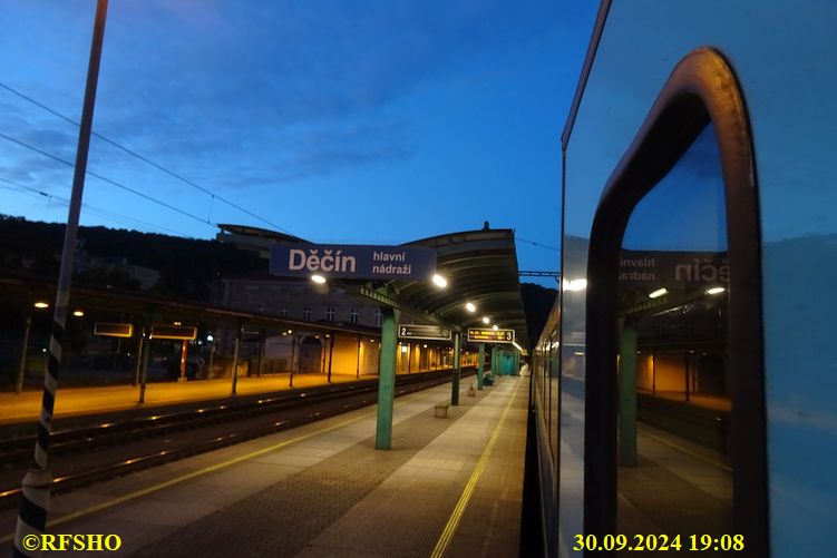 Rückreise mit der Bahn, mit EC 172 von Brno nach Berlin HBF 