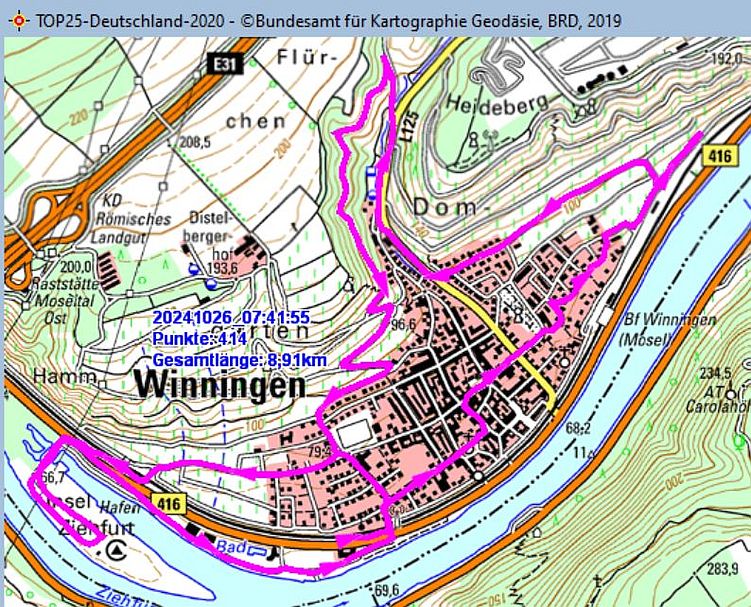 im Ziel, IML / IVV Cup Winningen Marschstrecke 10 km