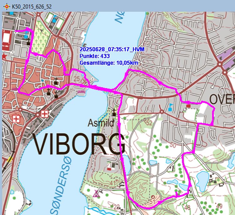 Hærvejsmarchen, 1. Tag