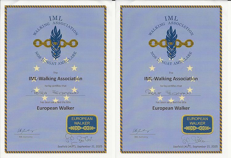 IML European Walker für  Petra und Rolf