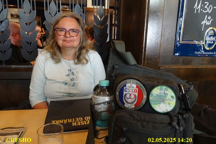 Pause in Köln