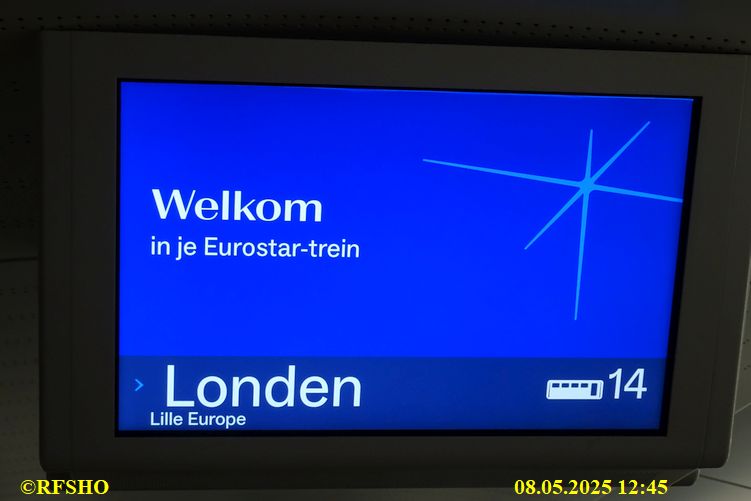 im EuroStar nach London