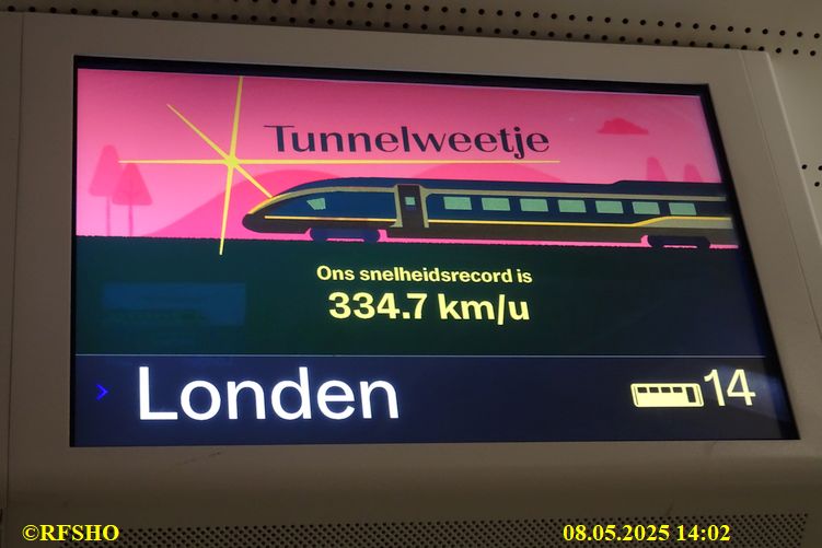 im EuroStar nach London