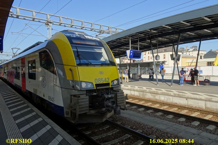 Ettelbruck Zug nach Liège-Guillemins