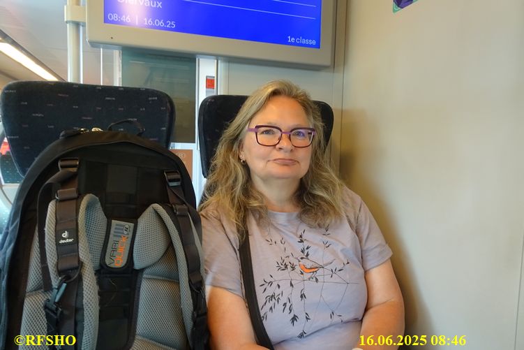 im Zug nach Liège-Guillemins