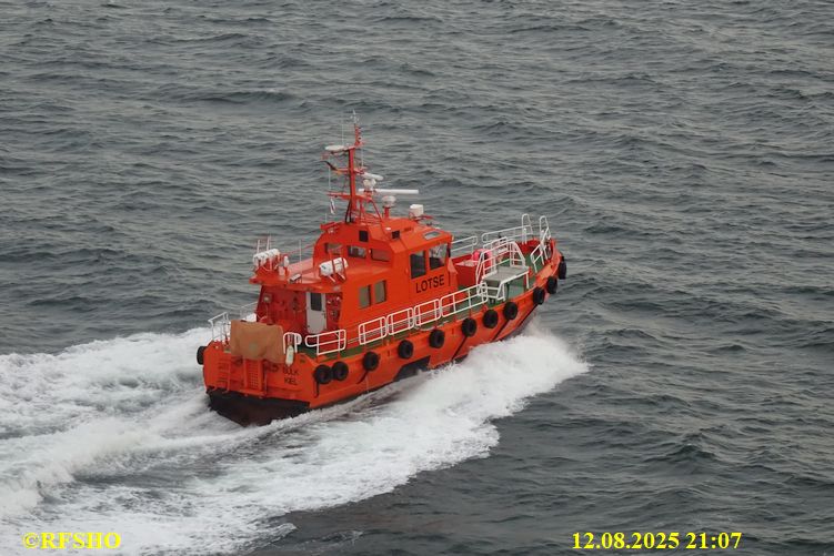 auf der MS FINNSTAR, Travemünde erreicht