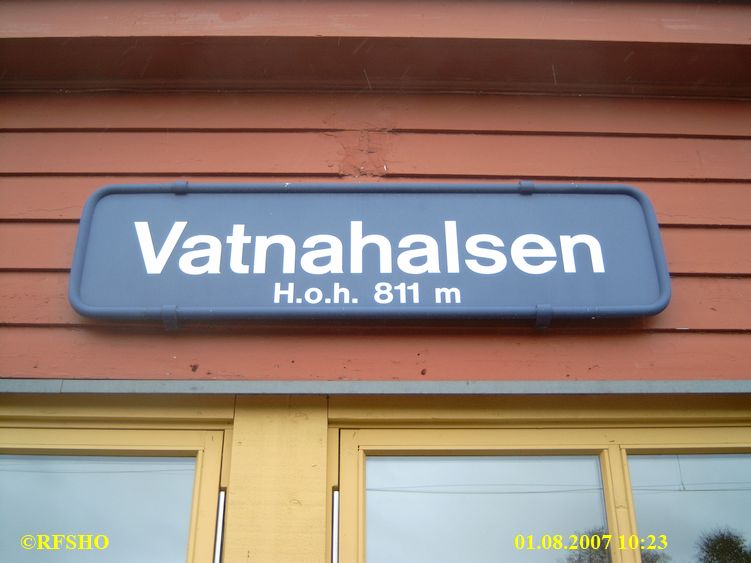 Vatnahalsen Bahnhof