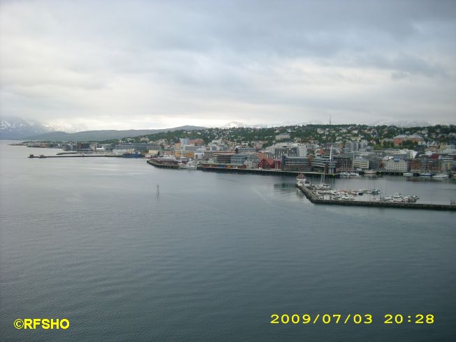 Tromsø von der Brücke