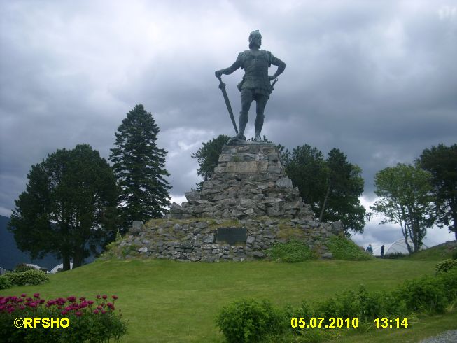 Fridjov Denkmal in Vangsnes