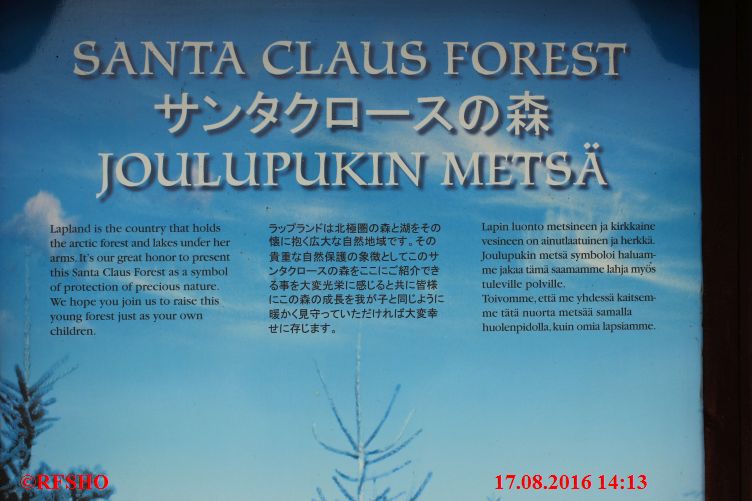 Wanderung zum Santa Claus Forest