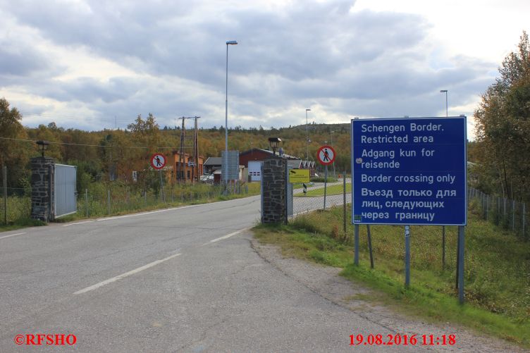 Storskog, Schengen Border
