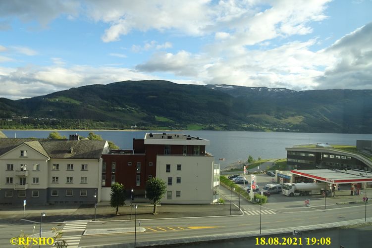 Blick vom Hotel Scandic Voss