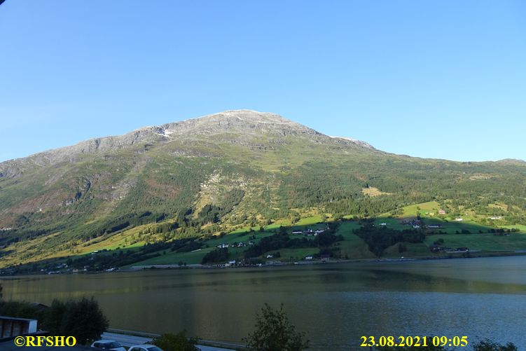 Aussicht vom Olden Fjordhotel