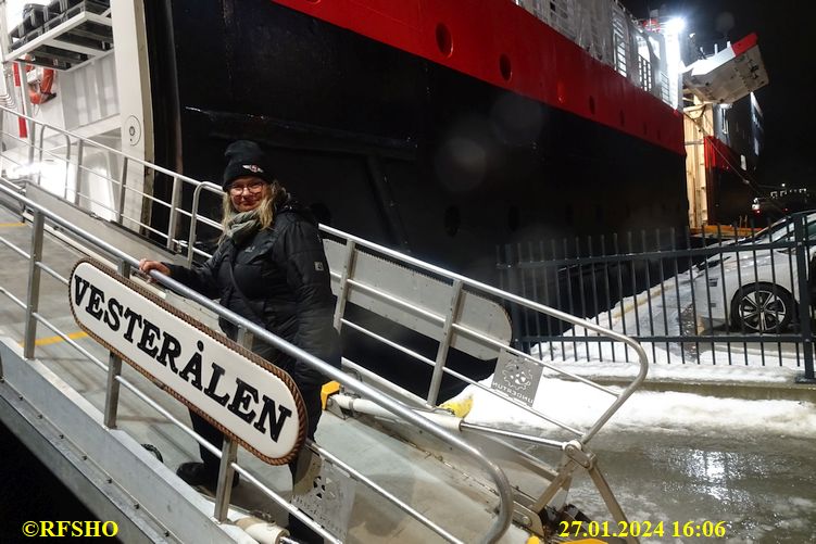 Besuch Hurtigruten MS VESTERÅLEN