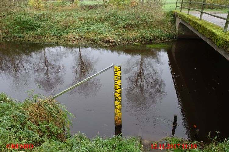 Ise, Lübingshorster Brücke, Isepegel 54 cm