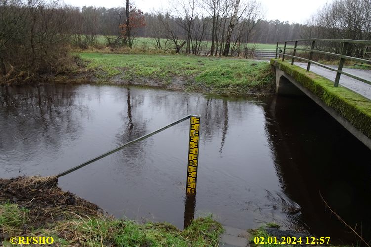 Isepegel, Lübingshorster Brücke