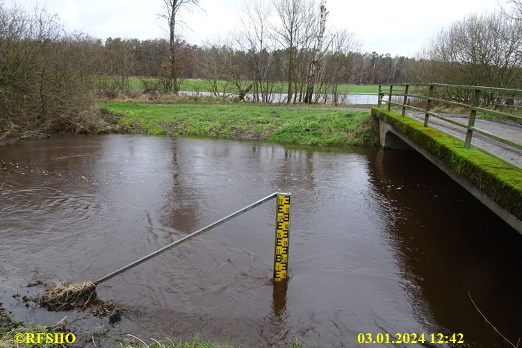 Isepegel, Lübingshorster Brücke