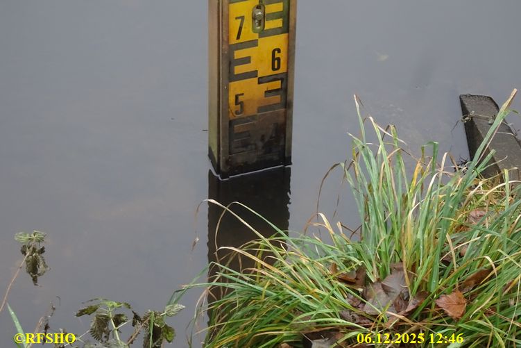 Ise, L&uuml;bingshorster Br&uuml;cke, Isepegel 40 cm