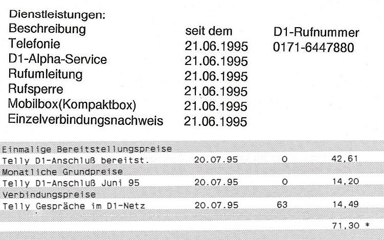 30 Jahre Mobilfunk