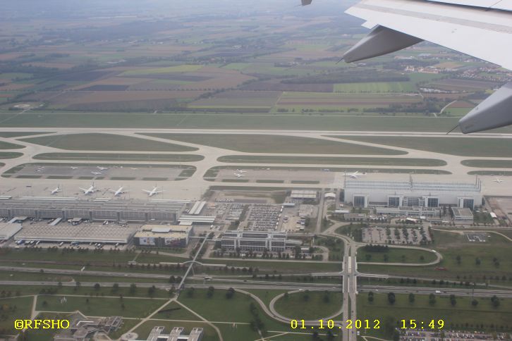 Flug München − Hannover mit Lufthansa LH2098 Airbus A320-200