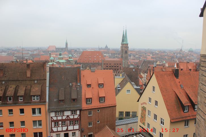 Nürnberg, Blick von der Kaiserburg