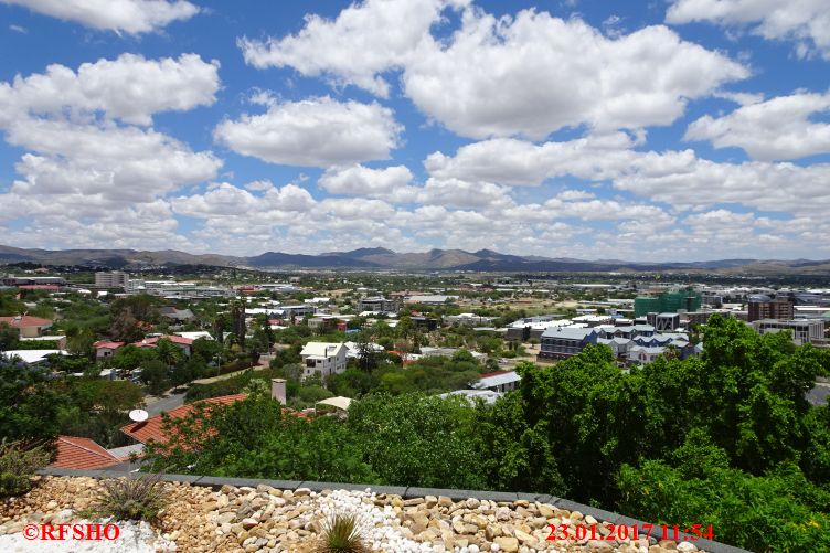 Windhoek, Blick von der Heinitzburg