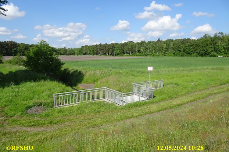 Marschstrecke Elbe-Seitenkanal, Riet Düker