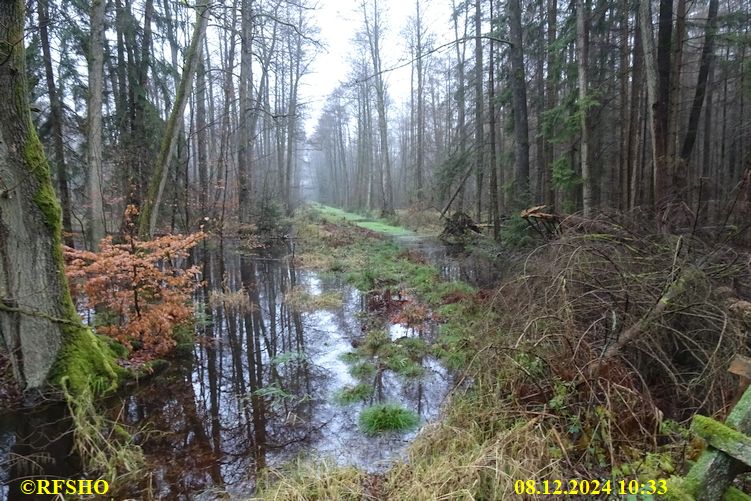 Marschstrecke Schultenberg Damm