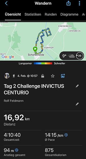 Challenge INVICTUS CENTURIO