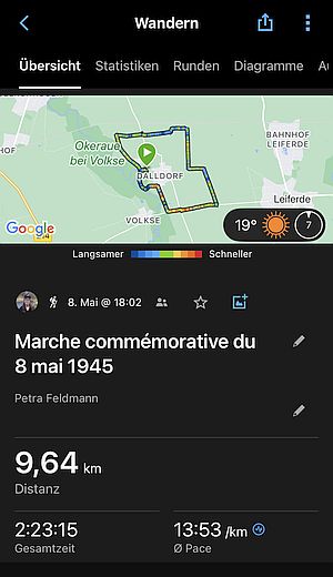 Marche commémorative du 8 mai 1945