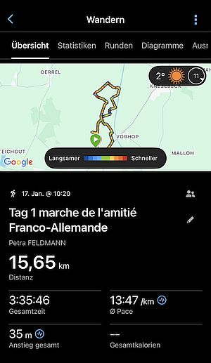 MARCHE DE L'AMITI&Eacute; FRANCO-ALLEMANDE