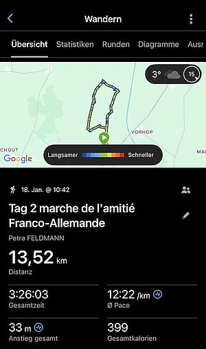 MARCHE DE L'AMITI&Eacute; FRANCO-ALLEMANDE