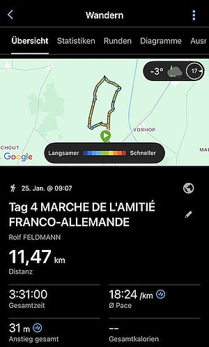 MARCHE DE L'AMITI&Eacute; FRANCO-ALLEMANDE