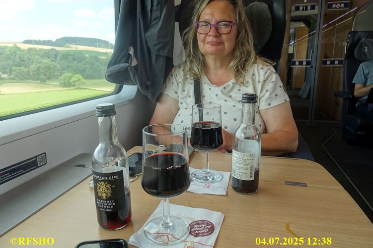 im ICE 957 von Braunschweig nach Stuttgart