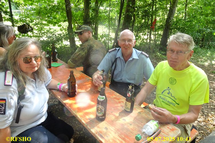 IPA Marsch, Marschpause