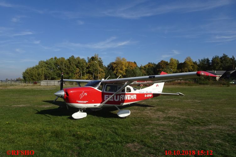 Cessna 206 D-EFVP am Flugplatz EDCU