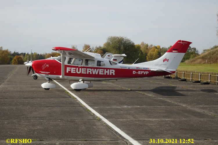 Cessna 206 D-EFVP am Flugplatz EDOV