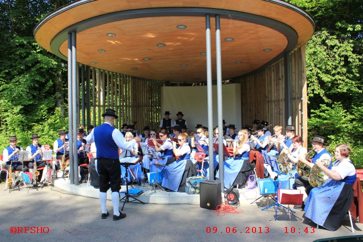 Konzert der Stadtkapelle Lindenberg im Pfr. Kneipp Park