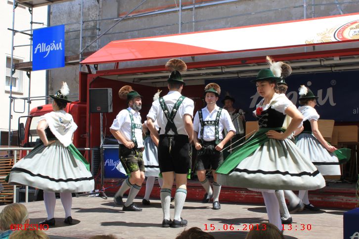 Marktfest in Heimenkirch (Trachtenverein Leiblachtaler)