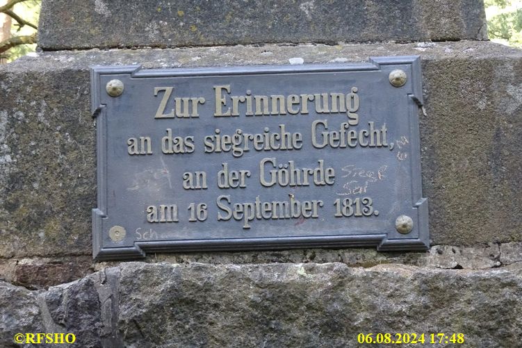 Gördeschlacht Denkmal bei Dahlenburg