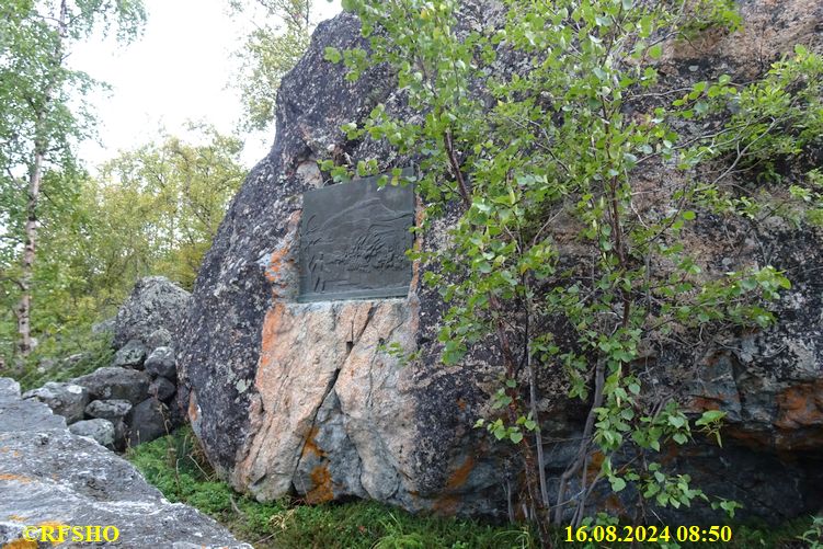 Die Explosion von Kilpisjärvi am 6. Juni 1916.