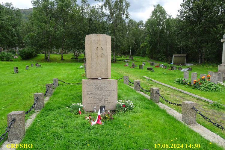 Narvik, polnischer Soldatenfriedhof