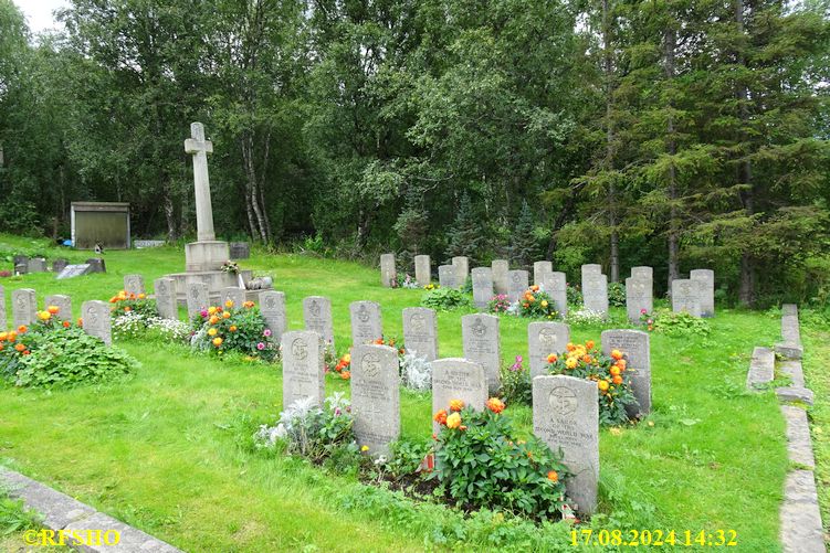 Narvik, englischer Soldatenfriedhof