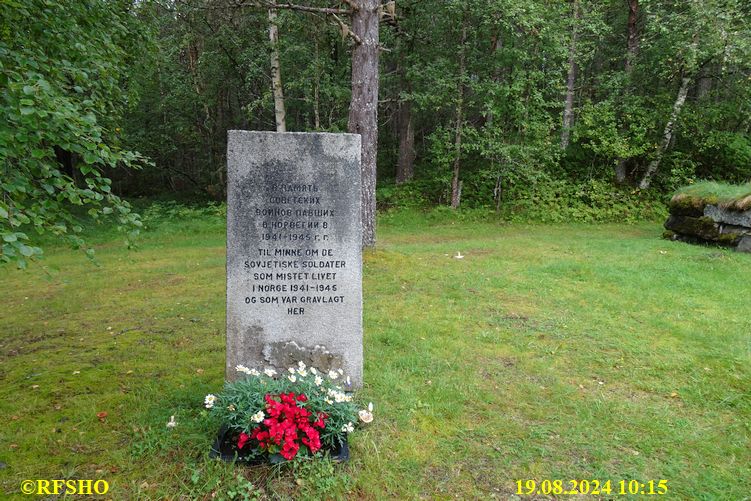 Botn-Rognan, russischer Soldatenfriedhof