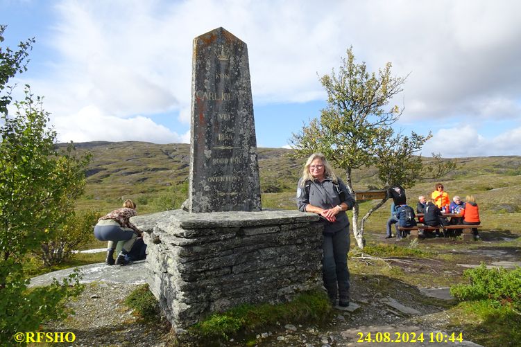 Sagamarsjen, Høgfjellstøtta