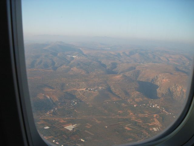 Anflug auf Kreta 01.10.2001 07:31 Uhr