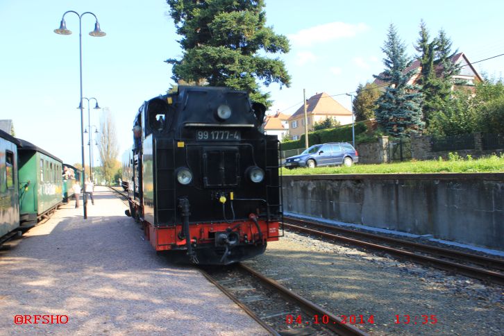 Lößnitzgrundbahn in Moritzburg